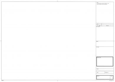 A1 Architect blank - Drafting film