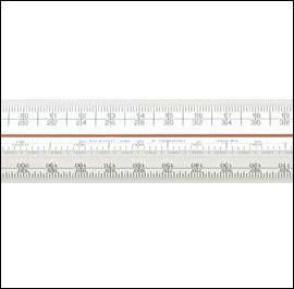 300mm Triangular Scale Rule