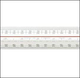 300mm Triangular Scale Rule